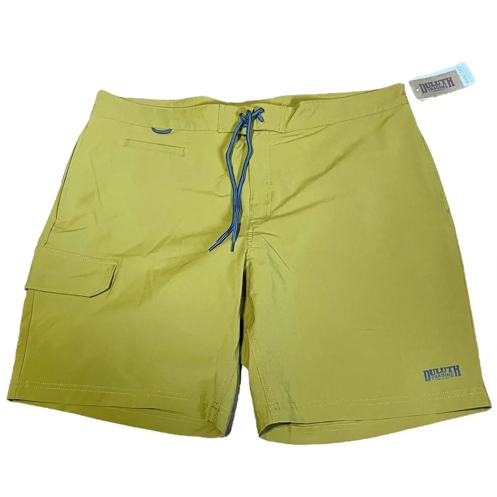 Duluth Trading Board Shorts Bull Moose Flex Cargo
